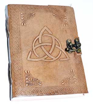 5" x 7" Triquetra leather w/ Latch (image for) 5" x 7" Triquetra leather w/ Latch