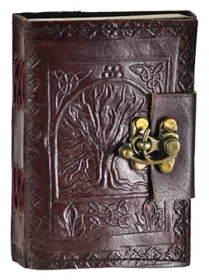 Tree of Life leather w/ latch (image for) Tree of Life leather w/ latch