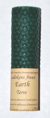 4 1/4" Earth Lailokens Awen candle (image for) 4 1/4" Earth Lailokens Awen candle