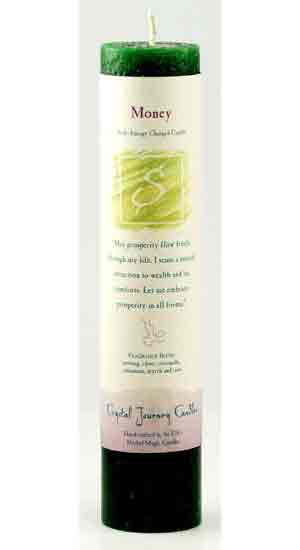 Money Reiki Charged Pillar candle (image for) Money Reiki Charged Pillar candle