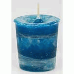 Angel's Influence Herbal votive - teal (image for) Angel's Influence Herbal votive - teal