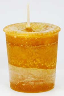 Confidence Herbal votive - light brown (image for) Confidence Herbal votive - light brown