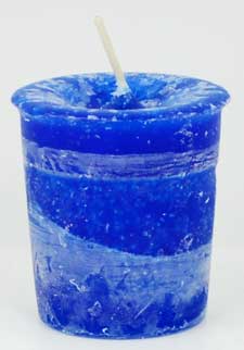 Good Health Herbal votive - blue (image for) Good Health Herbal votive - blue