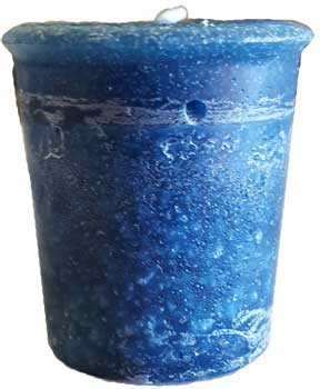 Gratitude Herbal votive - Midnight Blue (image for) Gratitude Herbal votive - Midnight Blue