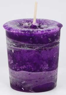 Healing Herbal votive - purple (image for) Healing Herbal votive - purple