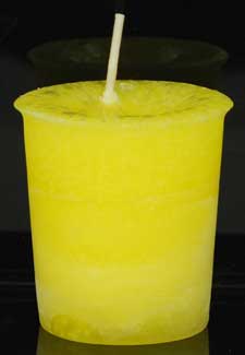 Laughter Herbal votive - yellow (image for) Laughter Herbal votive - yellow
