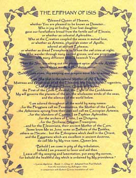 Epiphany of Isis poster (image for) Epiphany of Isis poster