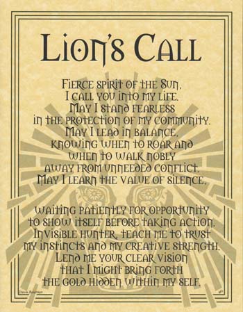 Lion Prayer (image for) Lion Prayer