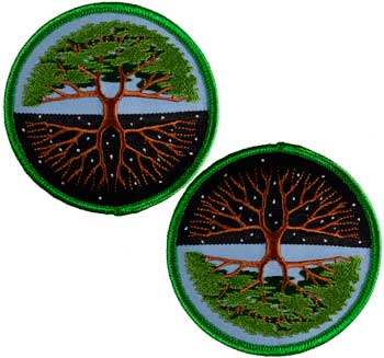 Tree of Life iron-on patch 3" (image for) Tree of Life iron-on patch 3"