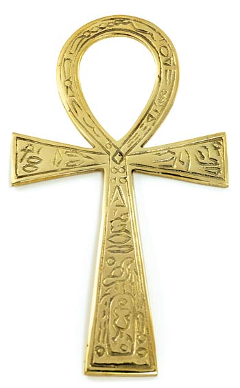 Brass Ankh 4"x7 1/4" (image for) Brass Ankh 4"x7 1/4"