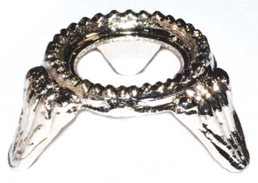 Silver metal Zinc Plated crystal ball stand (image for) Silver metal Zinc Plated crystal ball stand