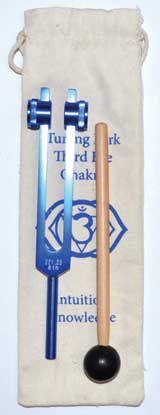 8 1/2" Third Eye (dark blue) tuning fork (image for) 8 1/2" Third Eye (dark blue) tuning fork
