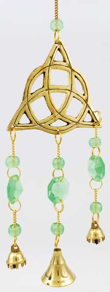 Brass Triquetra wind chime (image for) Brass Triquetra wind chime