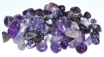 1 lb Amethyst tumbled chips 7-9mm (image for) 1 lb Amethyst tumbled chips 7-9mm