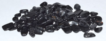 1 lb Tourmaline, Black tumbled chips 6-8mm (image for) 1 lb Tourmaline, Black tumbled chips 6-8mm