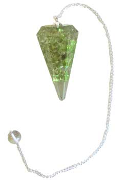 Peridot Orgone pendulum (image for) Peridot Orgone pendulum