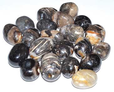 1 lb Agate, Feather tumbled stones (image for) 1 lb Agate, Feather tumbled stones