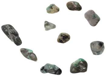 1 lb Emerald tumbled stones (image for) 1 lb Emerald tumbled stones
