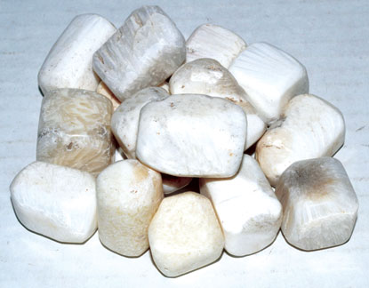 1 lb Scolecite tumbled stones (image for) 1 lb Scolecite tumbled stones