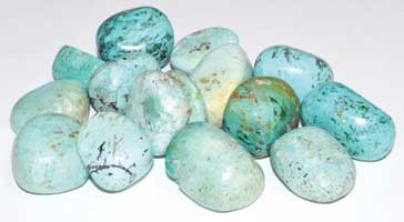 1 lb Turquoise tumbled stones (image for) 1 lb Turquoise tumbled stones