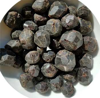 1 lb dark red Garnet untumbled stones (image for) 1 lb dark red Garnet untumbled stones
