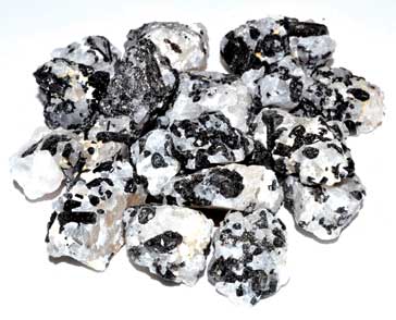 1 lb Tourmaline with Mini Quartz tumbled stones (image for) 1 lb Tourmaline with Mini Quartz tumbled stones