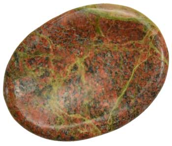 Unakite worry stone (image for) Unakite worry stone