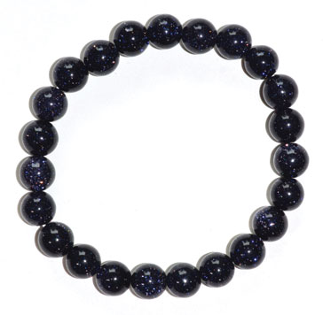 8mm Blue Goldstone bracelet (image for) 8mm Blue Goldstone bracelet