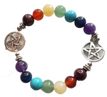 8mm Chakra & Pentagrams (image for) 8mm Chakra & Pentagrams