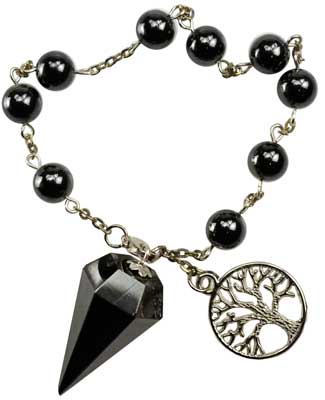 Hematite pendulum bracelet (image for) Hematite pendulum bracelet