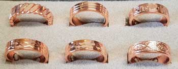Copper Magnetic adjustable ring (image for) Copper Magnetic adjustable ring