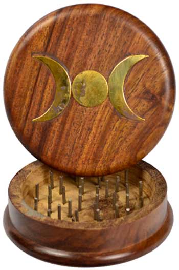 Triple Moon Herb Grinder 3" (image for) Triple Moon Herb Grinder 3"