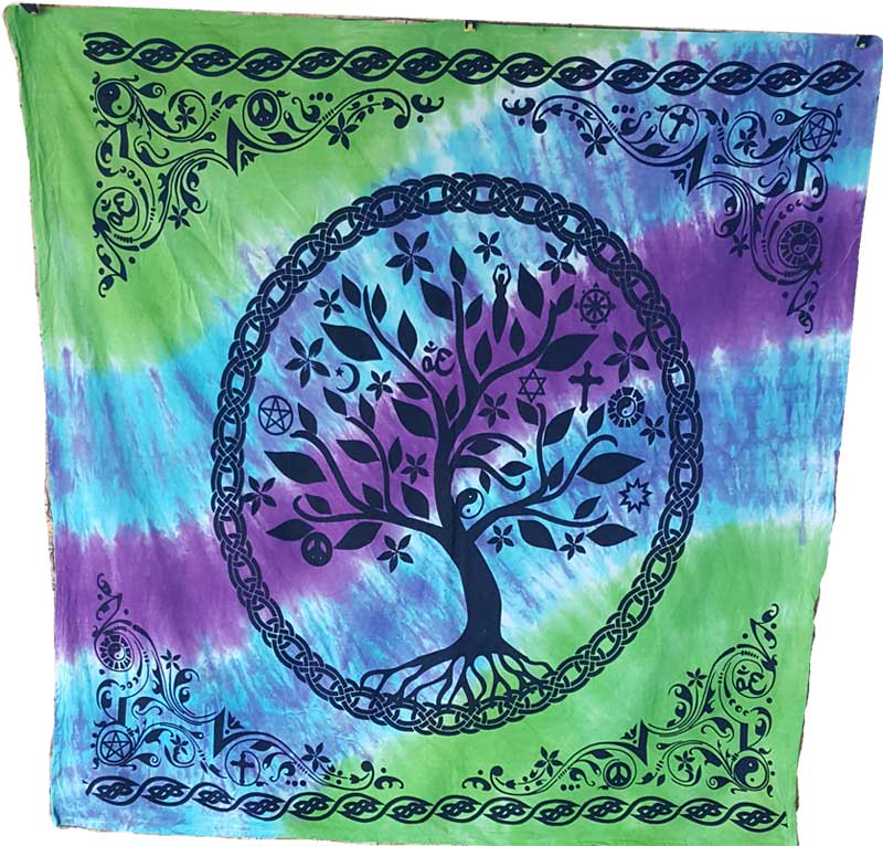 36" x 36" Tree of Life altar cloth (image for) 36" x 36" Tree of Life altar cloth