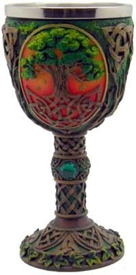 Tree of Life chalice 7 1/4" (image for) Tree of Life chalice 7 1/4"