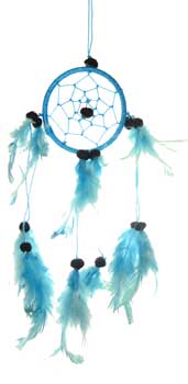 3" Turquoise dream catcher (image for) 3" Turquoise dream catcher