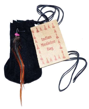 3" Medicine Dream bag Black (image for) 3" Medicine Dream bag Black