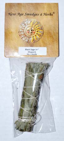 Black Sage smudge 4" (image for) Black Sage smudge 4"