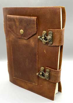 Soft leather w/ Double latch (image for) Soft leather w/ Double latch