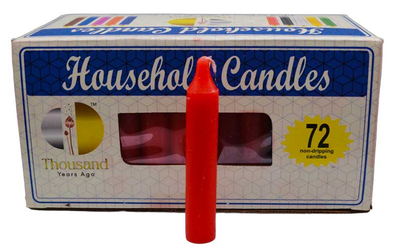 (set of 72) Red 4" household candles (image for) (set of 72) Red 4" household candles