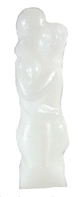 5" White Lover candle (image for) 5" White Lover candle