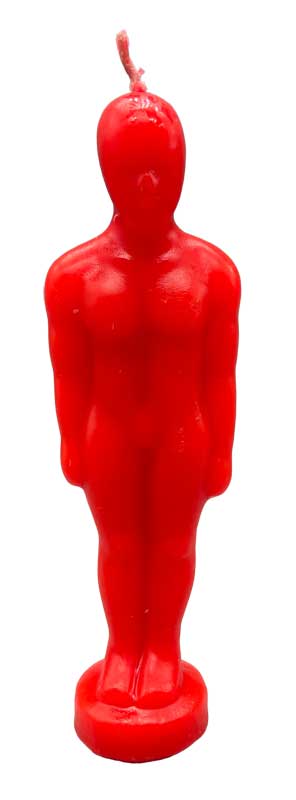 6 3/4" Red Man candle (image for) 6 3/4" Red Man candle