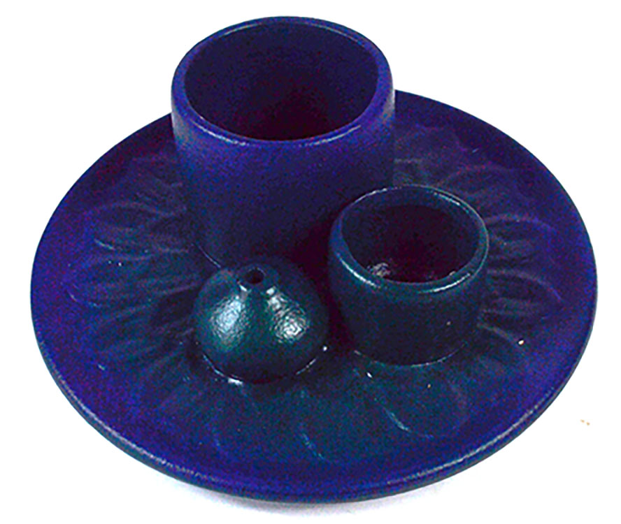 5" Ceramic candle/ incense holder (image for) 5" Ceramic candle/ incense holder