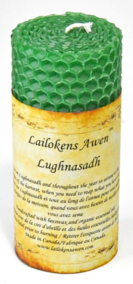 4" Lughnasadh Altar Lailokens Awen candle (image for) 4" Lughnasadh Altar Lailokens Awen candle