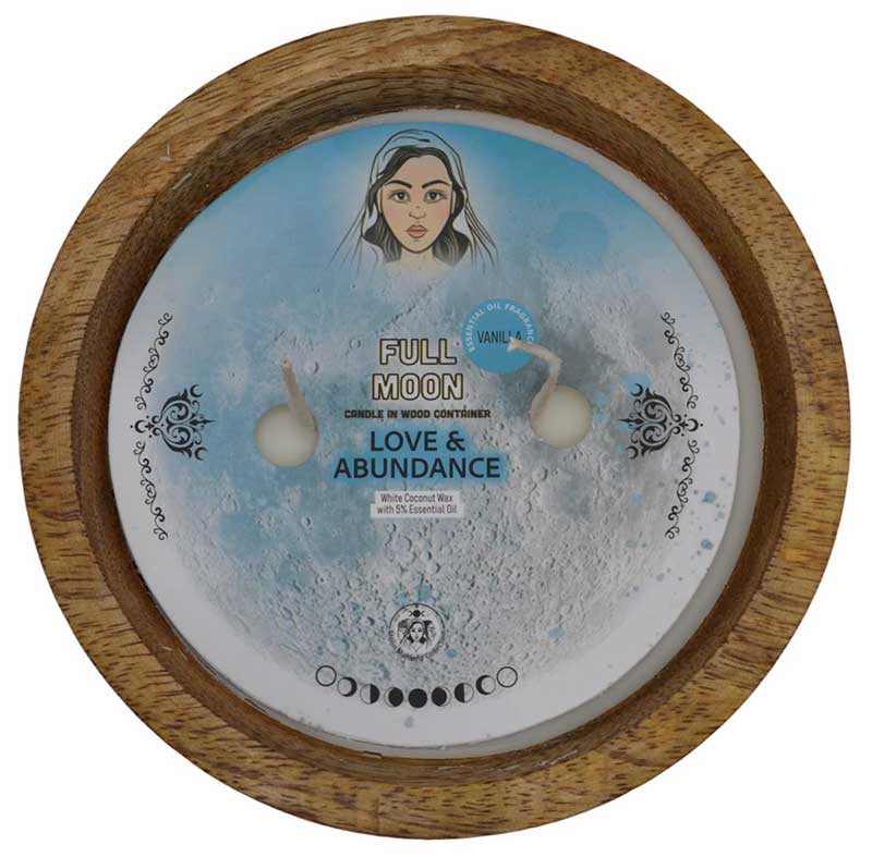 18 hr Full Moon Love & Abundance candle (image for) 18 hr Full Moon Love & Abundance candle