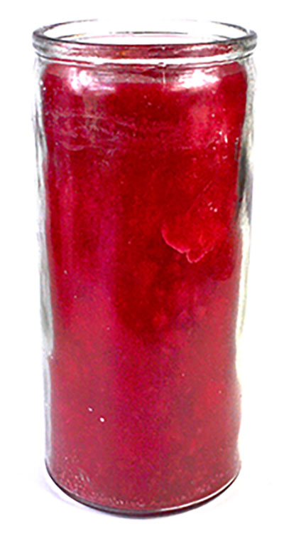 Red 14-day jar candle (image for) Red 14-day jar candle