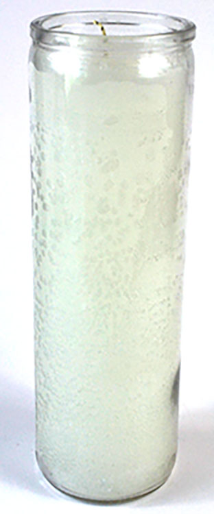 White 7-day jar candle (image for) White 7-day jar candle