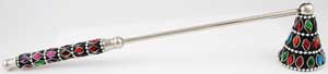 Multi-Color Jeweled candle snuffer (image for) Multi-Color Jeweled candle snuffer