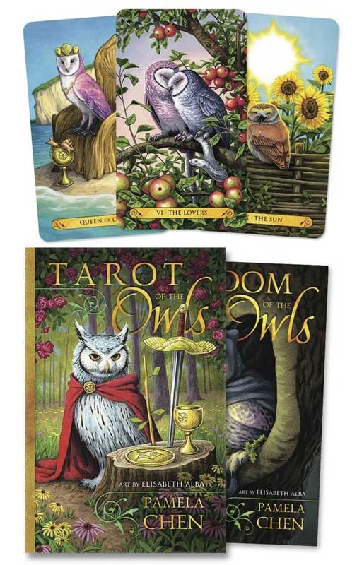 Tarot of the Owls (deck and book) by Alba & Chen (image for) Tarot of the Owls (deck and book) by Alba & Chen