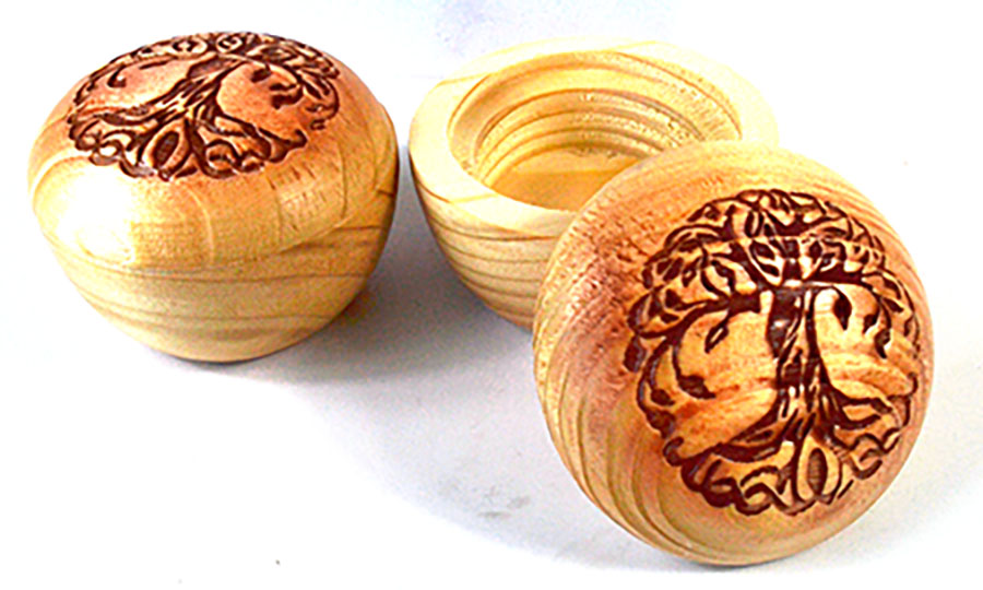 (set of 2) 2 1/2" Tree of Life box (image for) (set of 2) 2 1/2" Tree of Life box