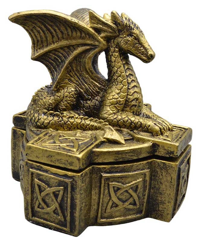 5" Celtic Dragon box (image for) 5" Celtic Dragon box